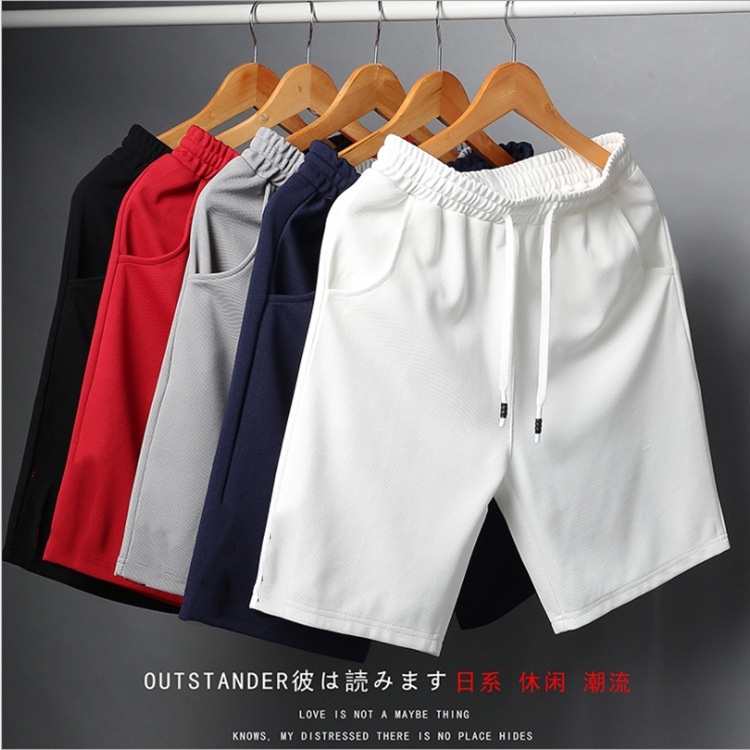 Large size casual pants, shorts, home pants, summer beach pants, men's casual, running shorts, men's 5-point straight pants