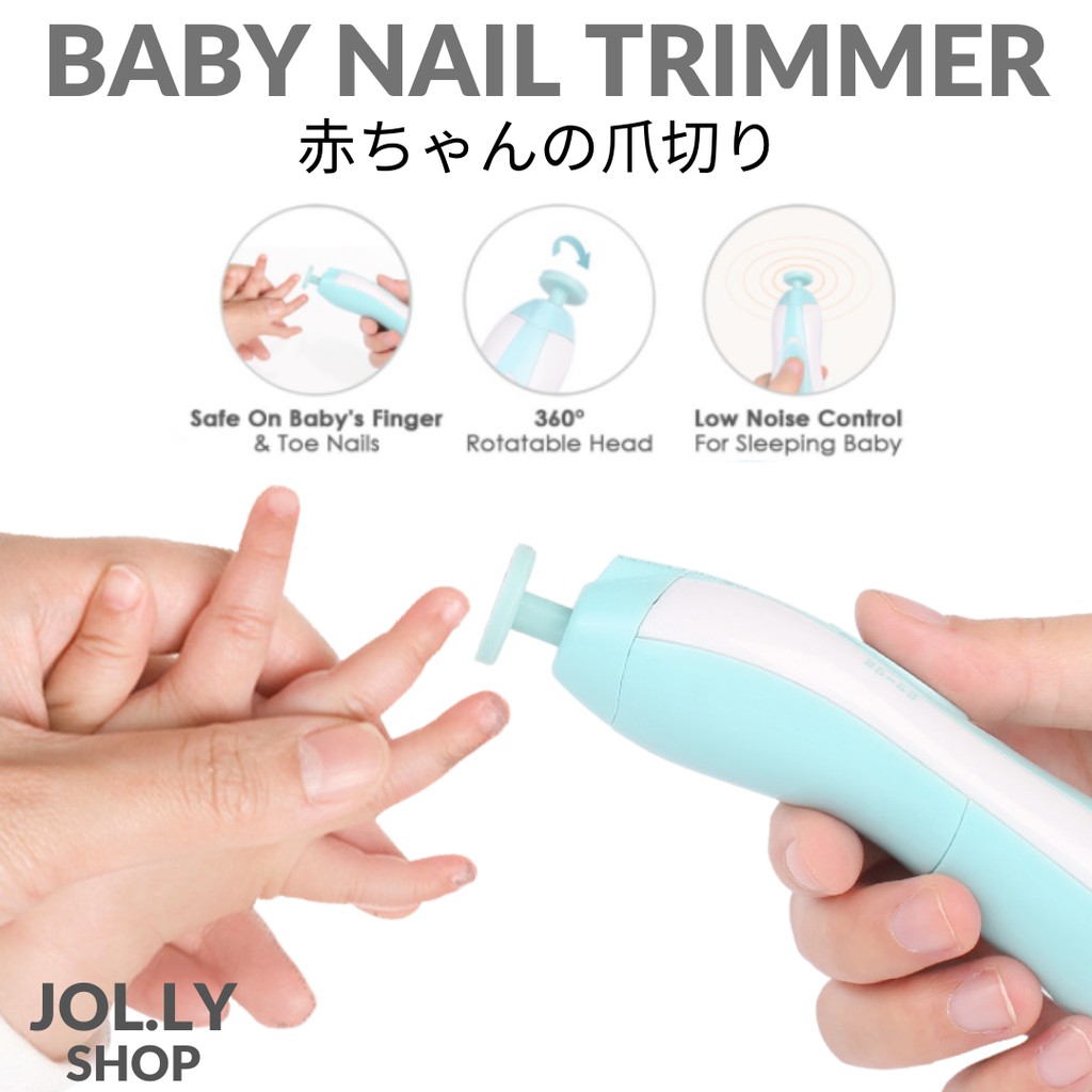 ?SG LOCAL STOCK?Baby Automatic Nail Trimmer?Safe Baby Nail Clippers Set?Painless Kit Tool?