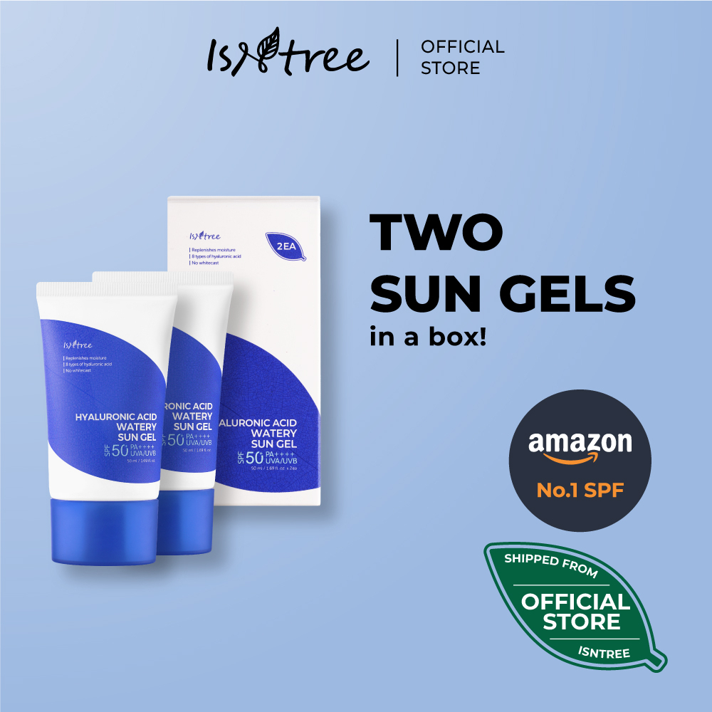 Isntree Hyaluronic Acid Watery Sun Gel 50ml 2ea