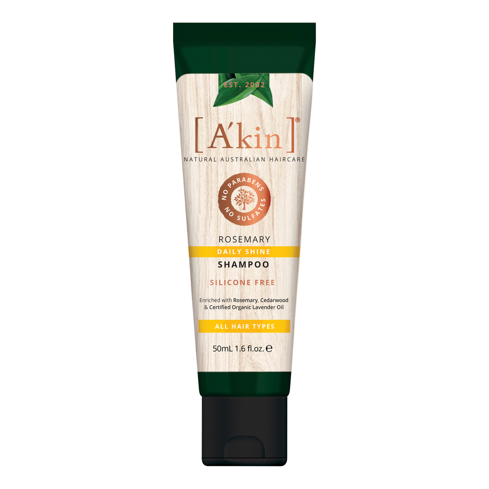 NOT FOR SALE: A&#039;kin 50ml Silicon Free Daily Shine Shampoo (All Hair &amp; Scalp) - Rosemary AK0084